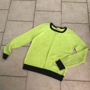 Michael Kors Bright Yellow Knit Sweater